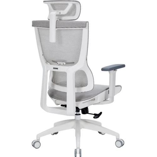 Офісне крісло Officepro Elegant OC660-W-LG-LG: Матеріал оббивки Тканина, З сіткою