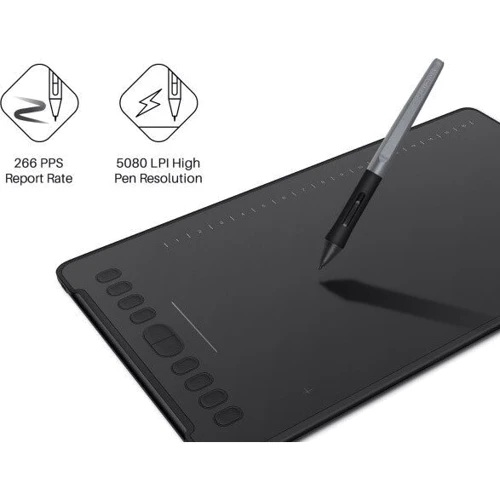 Графічний планшет Huion H1161: Робоча поверхня 279х174 мм