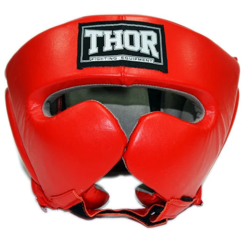 Шлем для бокса THOR 716 M /PU / красный