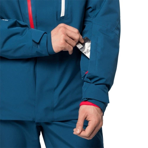 Горнолыжная куртка Jack Wolfskin Snow Summit Jacket 1113371-1350 50 синяя зимняя с капюшоном: Размер 50
