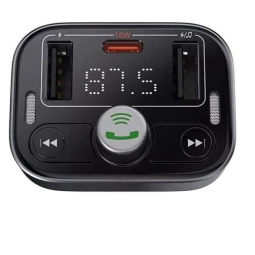 FM-трансмиттер Baseus FM Launcher S-09 Pro black (C10762200113-00) фото 2