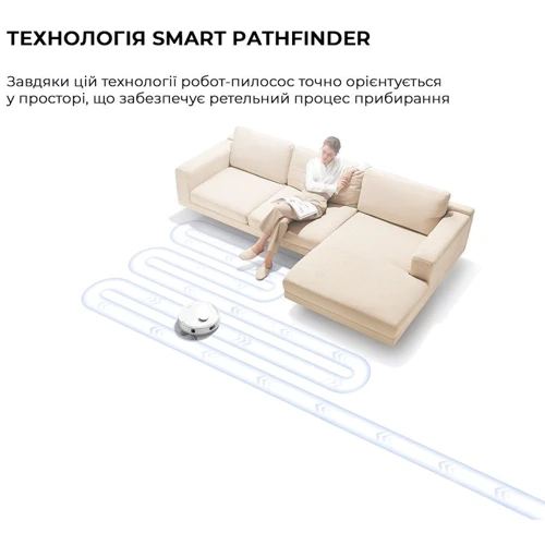 Робот уборщик Dreame Mova E20 White (RLE22GA): Дополнительно С лидаром (лазерная навигация), Удаленное управление, Умный, Адаптация под тип поверхности, Автономные, 2 в 1