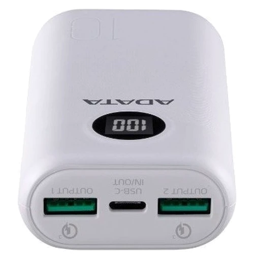 Зовнішній акумулятор Adata Power Bank 10000mAh PD QC 3.0 22.5W White Approved фото 3
