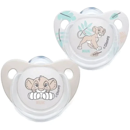 Пустушка силіконова Nuk Lion King розмір 1 Король Лев 2 шт (3952437)