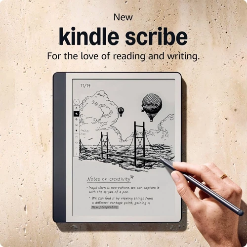 Электронная книга Amazon Kindle Scribe 2024 32Gb Tungsten with Premium Pen: Экран 10.2" glare-free