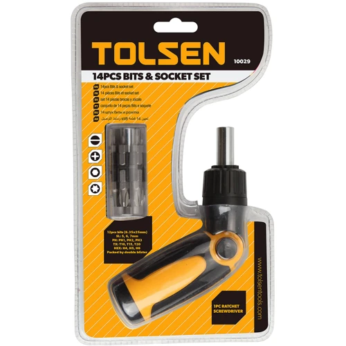 Держатель бит храповый с наклоном Tolsen 14 бит (20040)