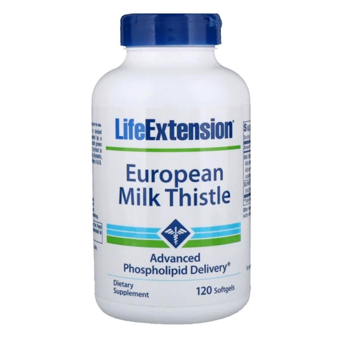 Life Extension European Milk Thistle 120 Softgels Розторопша