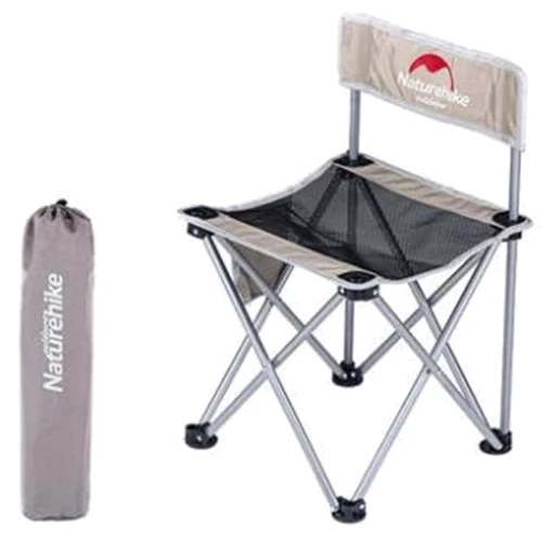 Стілець складаний Naturehike NH16J001-J 600D Oxford сталь хакі