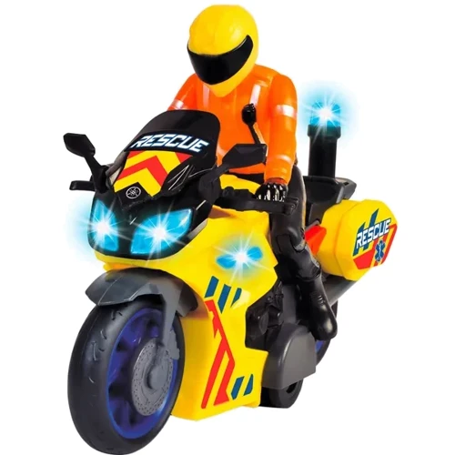 Мотоцикл Dickie Toys Спасательный патруль с фигуркой 17 см (3712030)