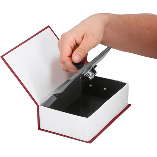 Книга-сейф (кешбокс) Springos 24x16x5.5 см для зберігання грошей та цінностей HA5047 фото 5