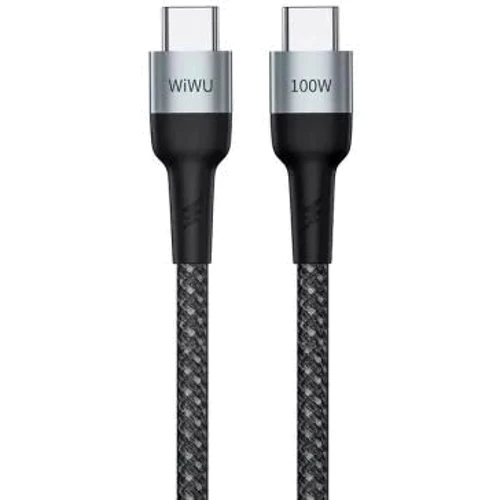 Кабель WIWU Cable USB-C to USB-C Cyclone PD 100W 1.5m Black (F15)