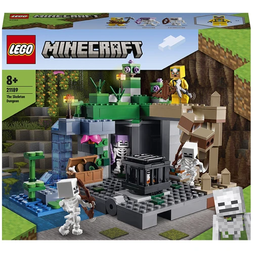 Конструктор LEGO Minecraft Підземелля скелета (21189)
