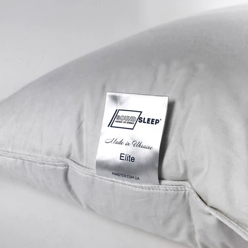 Подушка SoundSleep Elite пухова трикамерна білий пух 50х70 см (94152579): Тип Обычная подушка