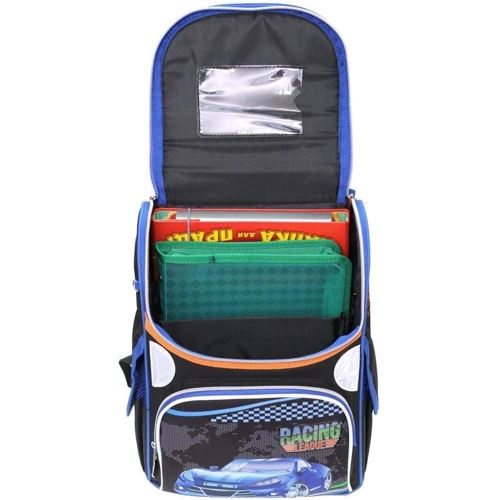 Ранець RAINBOW 9-508 Racing, 34x26x13см: Корпус рюкзака каркасний