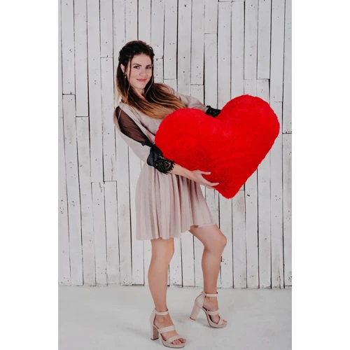 Мягкая игрушка Подушка "Сердце" 75 см красный: Тип забавные фигурки