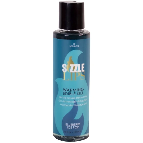 Согревающий массажный гель Sensuva Sizzle Lips: Тип Гель