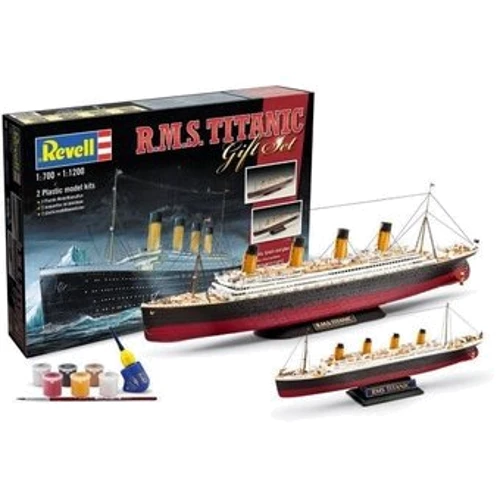 Revell (1:1200) Подарочный набор с кораблем (1912г.,Великобритания) "Titanic" (05727): Производитель Revell