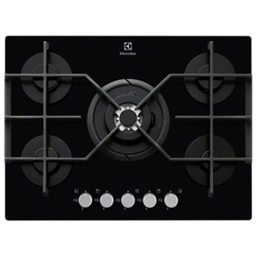 Варочная поверхность газовая Electrolux EGG 7353 YOK: Расположение панели спереди