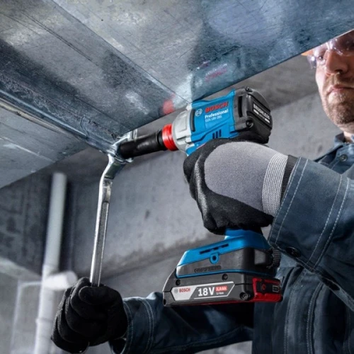 Аккумуляторный безщеточный ударный гайковерт Bosch GDX 18V-285 (solo) (06019N2120): Тип патрона шестигранник