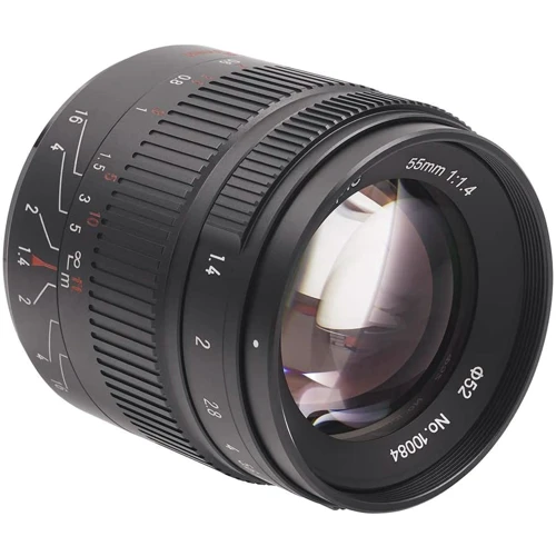 Объектив для фотоаппарата 7Artisans 55mm f1.4 mark ii Canon (EOS-M Mount): Диаметр резьбы для светофильтра 52 мм