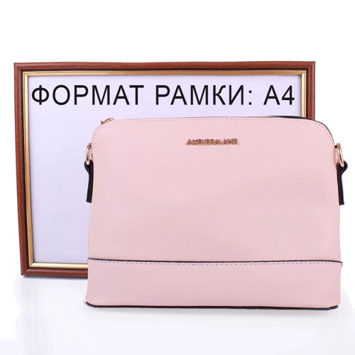 Женская сумка через плечо Amelie Galanti розовая (A991248-pink): Пол Женский