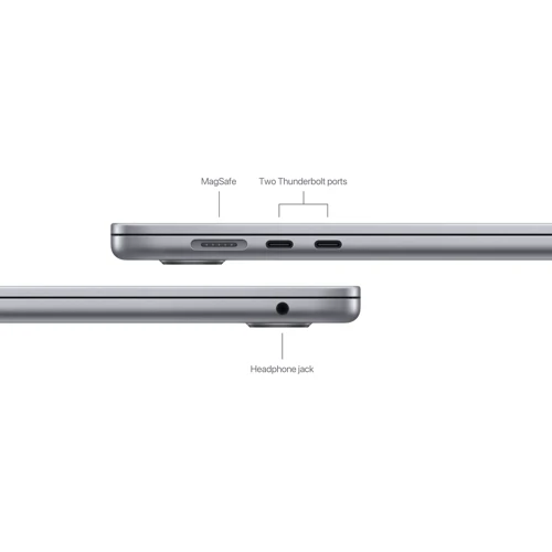 Apple MacBook Air 15" M3 256GB Space Gray (MRYM3UA/A) 2024 : Вага 1.51 кг