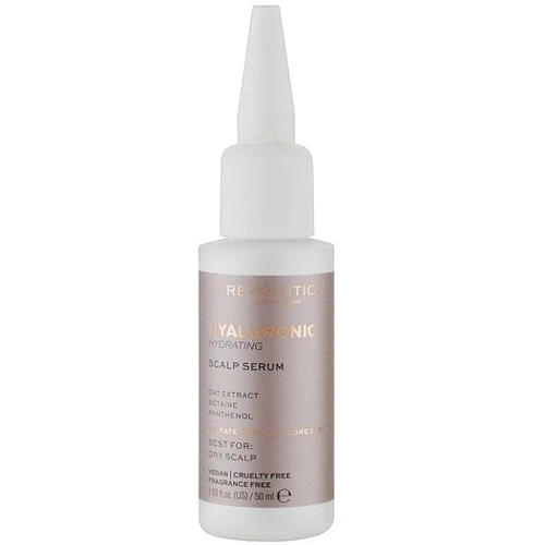 Revolution Haircare Skinification Hyaluronic Acid Hydrating Serum for Dry Dandruff Сыворотка 50 ml: Назначение Увлажнение, От перхоти, Для блеска