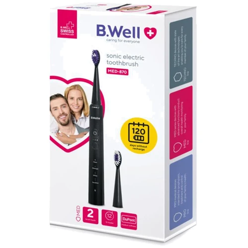 Зубная щетка B.Well MED-870 Black фото 6