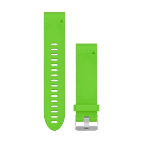 Ремешок Garmin QuickFit 20 Smooth Silicone Band Green (QF20-SMSB-GRN): Цвет зеленый