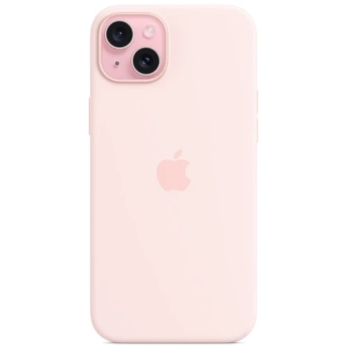 Чехол для iPhone Apple for iPhone 15 Plus Silicone Case with MagSafe Light Pink (MT143) 