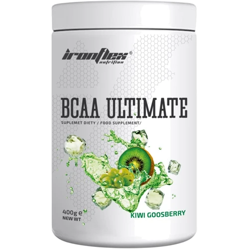Аминокислота для спорта IronFlex Nutrition BCAA Ultimate Instant 400 g /40 servings/ Kiwi Gooseberry