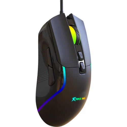Мышь Xtrike ME GM-313 USB RGB Black (GM-313): Тип сенсора оптический