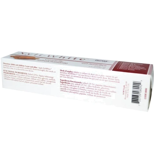 Now Foods Solutions Xyliwhite Toothpaste Gel Cinnafresh Зубна гель-паста зі смаком кориці 181 g: Клас косметики Натуральна