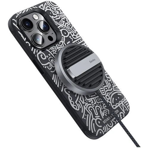 Чехол для iPhone Benks Black and White MagSafe for iPhone 15 Pro Max: Тип чехла накладка на заднюю часть