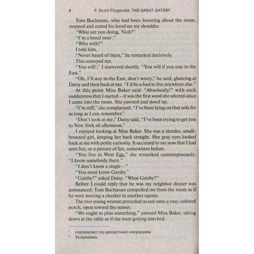 Francis Scott Fitzgerald: The Great Gatsby: Количество страниц 96