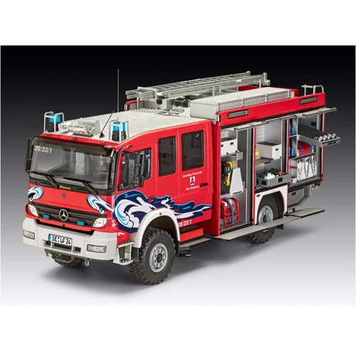 Сборная модель-копия Revell Пожарная машина цистерна TLF 16/25 уровень 5 масштаб 1:24 (RVL-07586) фото 8
