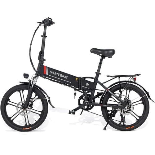 Электровелосипед SAMEBIKE 20LVXD30-II (350 Вт, 10 А/ч, 48 В), колеса 20", черный: Диаметр колес, дюймов 20