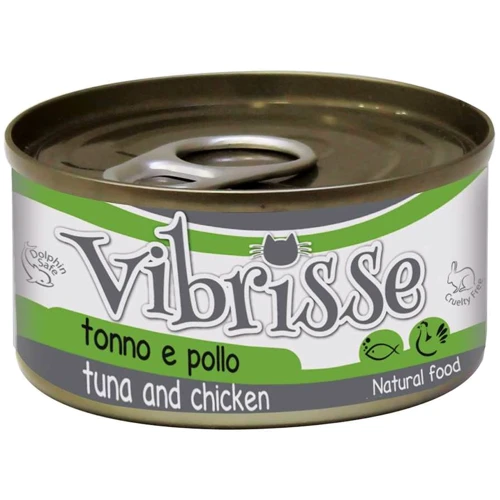Влажный корм Vibrisse с тунцом и курицей 70 г (A1018777)