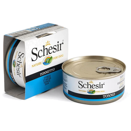 Натуральные консервы для собак Schesir Tuna тунец в желе, 150 г