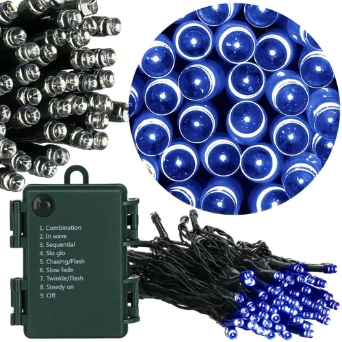 Гірлянда на батарейках Springos 10 м 100 LED CL4033 Blue: Виробник Springos