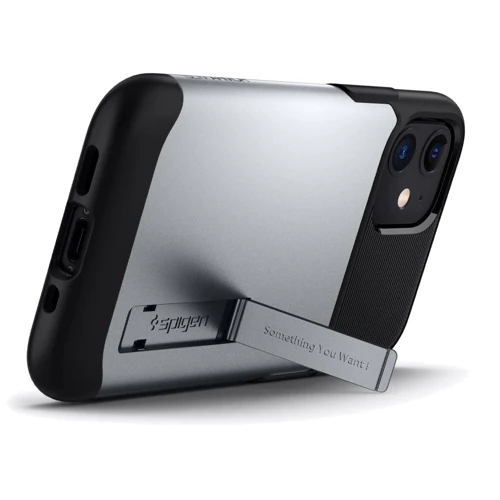 Чехол для iPhone Spigen Slim Armor Satin Silver (ACS01548) for iPhone 12 mini: Тип чехла накладка на заднюю часть
