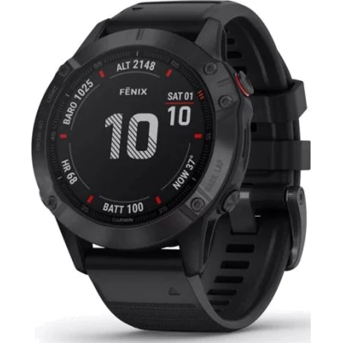 Смарт-часы Garmin Fenix 6 Pro Black with Black Band (010-02158-02)