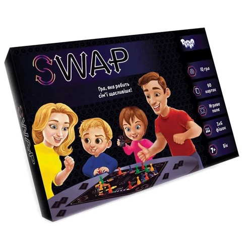Настольная игра Danko Toys Swap G-Swap-01-01U укр