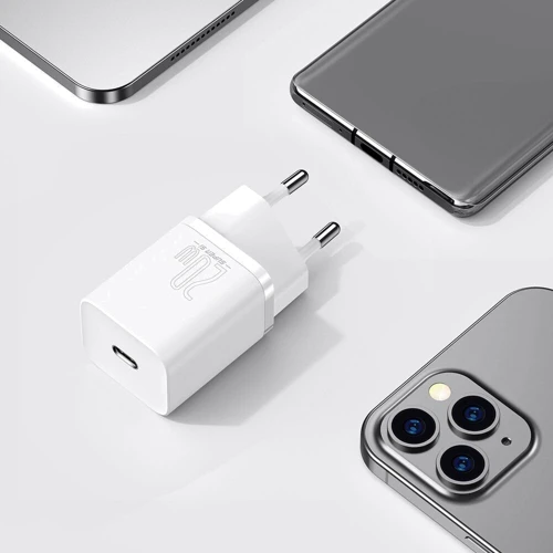 Зарядное устройство Baseus USB-C Wall Charger Super Si 20W White (CCSUP-B02): Тип сетевое