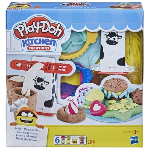 Набір HASBRO Play-Doh Смішні закуски (E5112_E5471 MILK N COOKIES SET)