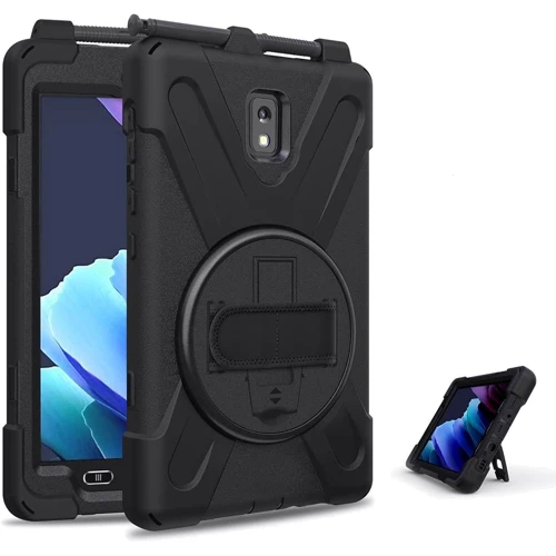 Аксессуар для планшетных ПК BeCover Heavy Duty Case with Stand Black for Samsung Galaxy Tab Active 3 SM-T570 / SM-T575 / SM-T577 (710047)