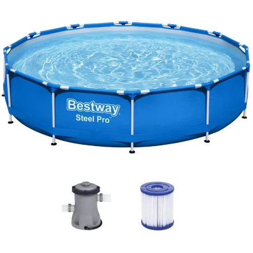 Бассейн Bestway каркасный 366-76 см (56681) (фильтр-насос, в коробке)