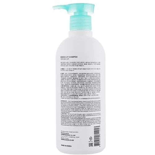 Lador Keratin LPP Shampoo PH 6.0 Кератиновый шампунь для волос с комплексом аминокислот 530 ml: Назначение Очищение, Восстановление