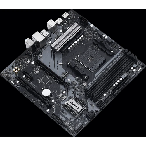 ASRock A520M PHANTOM GAMING 4: Разъемы на плате USB 3.2 Gen 1, USB 2.0, SATA 3.0, M.2, PCI Express x1