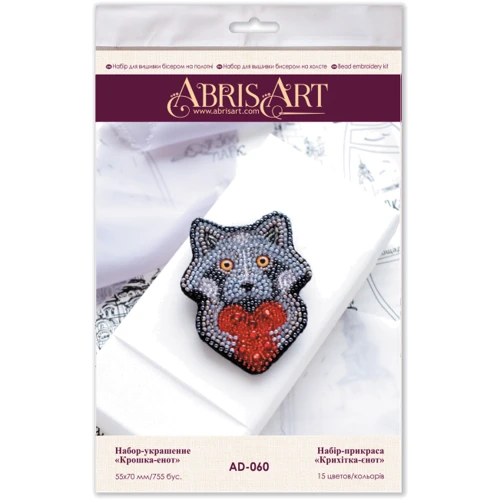 Abrisart AD-060 Набор для вышивки бисером украшения Крошка-енот: Производитель Abrisart